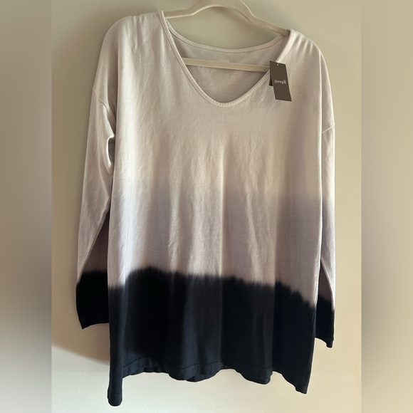 J. Jill Tops - J. Jill Pure Jill Tie Dye Ombre Long Sleeve Top, Size Large, NWT